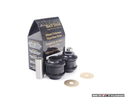 ES#2650309 - PFF3-211Bx2 - Front Lower Control Arm Bushing Set - Inner  - Improves handling and control - Upgrade to a more engaging driving experience - Powerflex Black Series - Audi Volkswagen