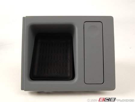 ES#87263 - 51168248505 - E46 Coin Storage - Gray - Located in the rear section of the center console - Genuine BMW - BMW