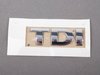 ES#3429 - 3B0853675AN739 - "TDI" Emblem - All Chrome stick on emblem - Genuine Volkswagen Audi - Volkswagen