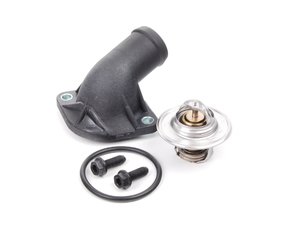 ES#2580969 - 030121121BKT - Complete Thermostat Replacement Kit - Includes a genuine 87C thermostat, housing, o-ring and stretch bolts - Genuine Volkswagen Audi - Volkswagen