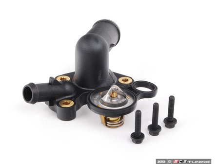 ES#2702798 - 11537596787KT5 - Thermostat Replacement Kit - Thermostat housing and thermostat kit with bolts : Cooper S/JCW - Assembled By ECS - MINI