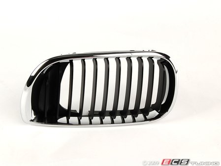ES#78010 - 51137030545 - Kidney Grille - Left - Chrome outer with black center - Genuine BMW - BMW