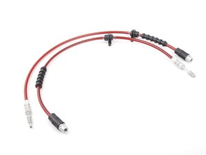 ES#3525069 - 002564ECS01 - Exact-Fit Stainless Steel Brake Lines - Front - DOT-compliant kit to improve pedal feel in your vehicle. - ECS - BMW