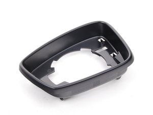 ES#2179762 - 5C6857601A - Side Mirror Trim - Left - Surround the glass and is easily cracked - Genuine Volkswagen Audi - Volkswagen