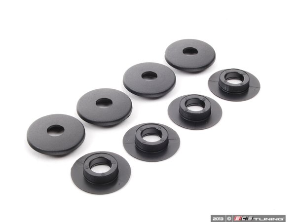 For VOLKSWAGEN GOLF MK4 97-04 BEETLE 99-05 4 oval clips Tailored 3mm Rubber Mats | UK