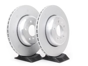ES#257735 - 34216763827 - Rear Brake Rotors - Pair (345x24) - A pair of replacement rotors from BMW - Genuine BMW - BMW