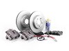ES#2550474 - 341136463 - OE Front Big Brake Kit (325x25) - Featuring coated blank rotors and Hawk HPS pads! - Assembled By ECS - BMW