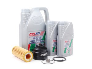 ES#2717953 - 002292ECS01AKT2 - Oil Service Kit - With ECS Oil Filter Housing Cap - Includes OE oil filter, drain plug/washer, 7 liters of Pentosin 5w-40, and ECS Billet Filter Housing Cap - Assembled By ECS - Audi