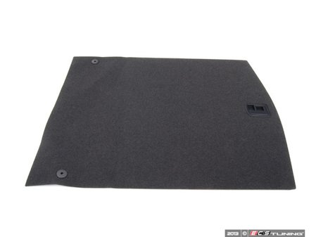 ES#462234 - 8T0863463CA9 - Carpeted Trunk Lining - Black - Factory carpeted piece that covers the spare tire well - Genuine Volkswagen Audi - Audi