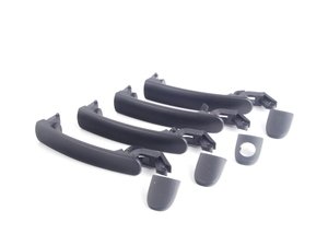 ES#2142831 - 3B0898023 - Textured Door Handle Kit - Add European textured handles to set off those textured moldings - Genuine European Volkswagen Audi - Volkswagen