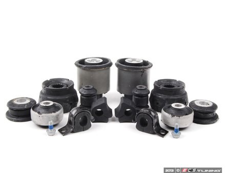 ES#2602145 - 1J0411314TKT3 - ECS Complete Bushing Kit - Featuring ECS Heavy Duty Strut Mounts - Replace the rubber in your suspension with fresh bushings to bring back your handling - Assembled By ECS - Volkswagen