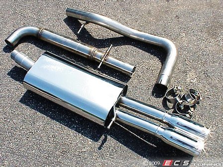 ES#707 - CB100009 - Cat-Back Exhaust System - (NO LONGER AVAILABLE) - Fully polished 2.5" system - APR - 
