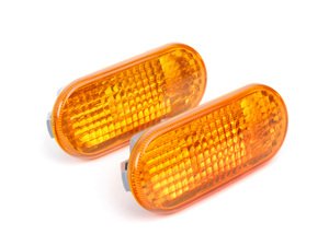 ES#10055 - 3b0998117 - Rough Style Side Marker Set - Amber - Fender-mounted side markers - Magneti Marelli - Volkswagen