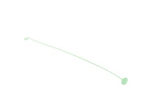 ES#2674908 - 51257131748 - Emergency Cord - Attaches near the fuel door pin for the fuel door emergency - Genuine MINI - MINI