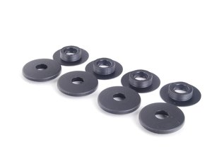 ES#5482 - 3D0898501B41 - Floor Mat Retaining Hardware Set - Round - Priced Each - Rounds style retaining hardware for two floor mats - Genuine Volkswagen Audi - Audi Volkswagen