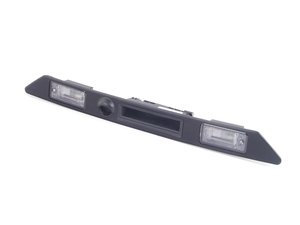 ES#438239 - 8E0827574C3FZ - License Plate Light Trim Assembly - Black Plastic trunk grip molding, includes license plate lights - Genuine Volkswagen Audi - Audi