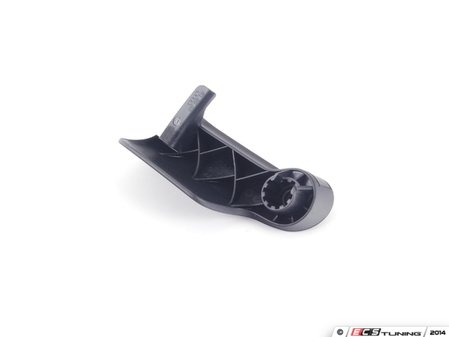 ES#3668907 - 8T1823533C4PK - Interior Hood Release Lever - Soul (Black) - Located on the lower left A-pillar trim - Genuine Volkswagen Audi - Audi