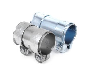ES#2703194 - 1K0253141MKT - Center Muffler Installation Kit - Includes both clamps to install a new center muffler - Assembled By ECS - Audi
