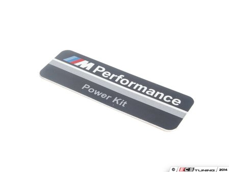 ES#2665055 - 51142296495 - ///M Performance Badge - Priced Each - Aluminum emblem for Power Kit - Genuine BMW - BMW