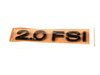 ES#1120111 - 3C0853675SL85 - "2.0FSI" Emblem - Dark Chrome stick on emblem - Genuine European Volkswagen Audi - Audi Volkswagen