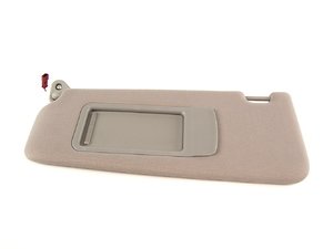 ES#1844049 - 51166957337 - European Sun Visor - Gray - Clean design with no airbag warning - Genuine European BMW - BMW