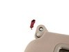 ES#1844049 - 51166957337 - European Sun Visor - Gray - Clean design with no airbag warning - Genuine European BMW - BMW