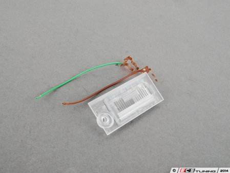 ES#4292 - 4B5943022 - License Plate Light Assembly - Right - (NO LONGER AVAILABLE) - Does not include the bulb - Genuine Volkswagen Audi - 