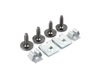 ES#10006 - 1J0998237KT - Belly Pan Installation Hardware Kit - Includes 4 clips and screws - Assembled By ECS - Volkswagen