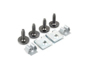 ES#10006 - 1J0998237KT - Belly Pan Installation Hardware Kit - Includes 4 clips and screws - Assembled By ECS - Volkswagen