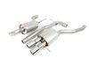 ES#2681784 - 140397 - Cat Back Exhaust - 2.5" stainless steel with dual 3.2" polished stainless tip - Borla - Volkswagen