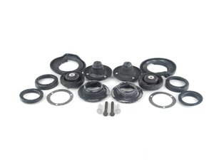 ES#2643091 - 31331090611KT - Cup Kit/Coilover Installation Kit - With Spring Pads - Everything you need to install coilovers, shocks/struts, or a cup kit on your BMW using high quality aftermarket components - Assembled By ECS - BMW
