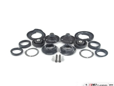 ES#2643091 - 31331090611KT - Cup Kit/Coilover Installation Kit - With Spring Pads - Everything you need to install coilovers, shocks/struts, or a cup kit on your BMW using high quality aftermarket components - Assembled By ECS - BMW