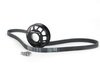 ES#2718229 - 002778ECS01AKT - Aluminum Water Pump Pulley Kit  - Includes belt and hardware - Assembled By ECS - BMW