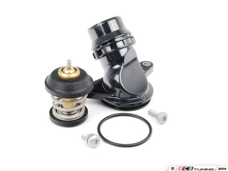 ES#2586887 - 06H121113BKT1 - Thermostat Replacement Kit - Includes a thermostat, housing, O-ring and bolts - Assembled By ECS - Volkswagen