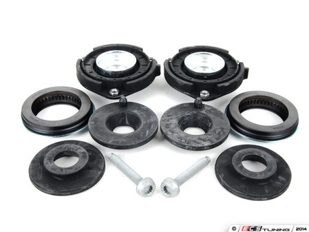 ES#2718338 - 1K0412331BKT9 - Cup Kit/Coilover Installation Kit - Front strut mounts, rear spring perches, and all the necessary hardware to install any lowering springs - Genuine Volkswagen Audi - Volkswagen