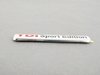 ES#3895 - 1JM853675BKTP - "TDI Sport Edition" Emblem - (NO LONGER AVAILABLE) - Chrome / Red stick on Emblem - Genuine Volkswagen Audi - 