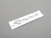 ES#3438 - 1C0853675GX2 - Sport Emblem - Chrome - Stick-on emblem that can be placed on most flat surfaces - Genuine Volkswagen Audi - Audi Volkswagen