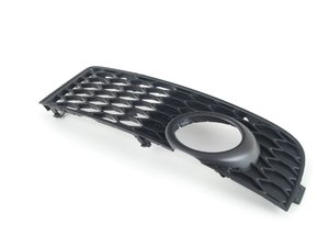 ES#2093702 - 8E0807682C01C - Fog Light Grille - Satin Black - Right - (NO LONGER AVAILABLE) - Keep your exterior looking clean - Genuine Volkswagen Audi - 