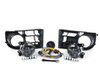 ES#2718440 - 1K0998027 - Projector Fog Light Conversion Kit - With 3 Bar Grille - Complete kit to install European projector fog lights - includes bulbs and headlight switch - Assembled By ECS - Volkswagen