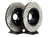 ES#2712815 - 001004ECS01AKT2 - Performance Front & Rear Brake Service Kit - Featuring front and rear ECS 2-piece semi-floating cross drilled and slotted rotors and ECS EP24 "Enthusiast Performance" brake pads - Assembled By ECS - BMW