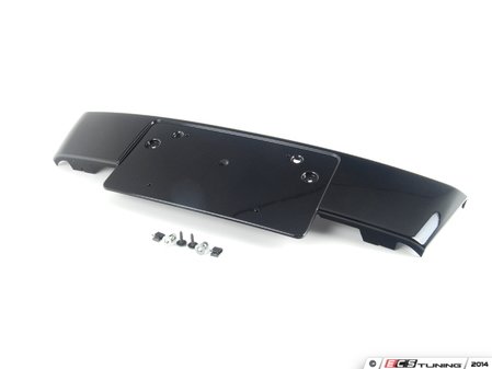 ES#10248 - 8J0807285BY9B - License Plate Bracket - Brilliant Black - Stay legal with a new plate bracket today - Genuine Volkswagen Audi - Audi