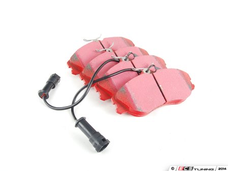 ES#520578 - DP3711C - RedStuff Performance Front Brake Pad Set - A high performance street pad, featuring Kevlar technology. - EBC - Audi Volkswagen