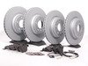 ES#2588538 - 34216775678KT - Front & Rear Brake Service Kit - Featuring Zimmermann rotors and ECS DD23 Daily Driver ceramic pads - for the discerning enthusiast. - Assembled By ECS - BMW