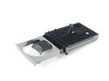ES#298589 - 1C0862531L3SG - Rear Cup Holder - Flannel Gray - Found in the back of the console - Genuine Volkswagen Audi - Volkswagen