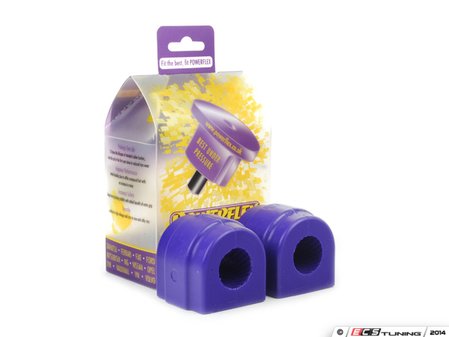 ES#2650729 - PFF5-4602-27x2 - Performance Polyurethane Front Sway Bar Bushing Set - Stiffer bushings allow sway bars to work at their fullest potential. For 27mm front sway bar. - Powerflex - BMW