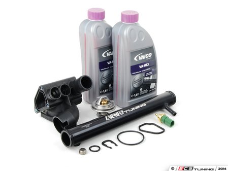 ES#2718480 - VR624VTHKR323 - Aluminum Water Pipe Kit - Stage 2 - Featuring ECS black aluminum water pipe - Assembled By ECS - Audi Volkswagen