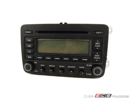 ES#315013 - 1K0035180M - Premium 7 6CD Stereo - Black Controls - (NO LONGER AVAILABLE) - Only available through exchange program - Genuine Volkswagen Audi - 