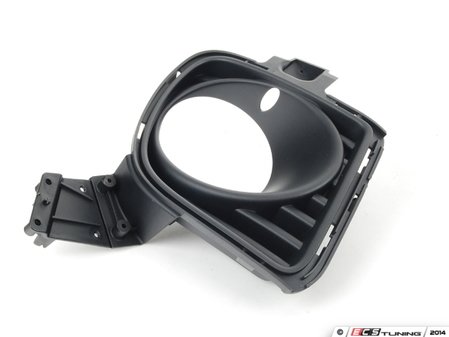 ES#2523791 - 51117283348 - JCW Front Bumper Fog Light Grille - Right - Black section located around the fog light lens - Genuine MINI - MINI