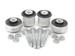 ES#2710700 - 8N0407181B - Front Control Arm Bushing Kit - Front control arm bushings with necessary hardware - Assembled By ECS - Audi Volkswagen