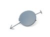 ES#76597 - 51127899499 - Tow Hook Cover - Rear - Comes in primer, ready for paint - Genuine BMW - BMW